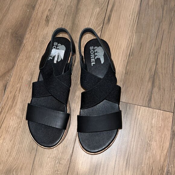 Sorel women's Cameron platform Slingback Sandals   6.5 - Picture 3 of 9